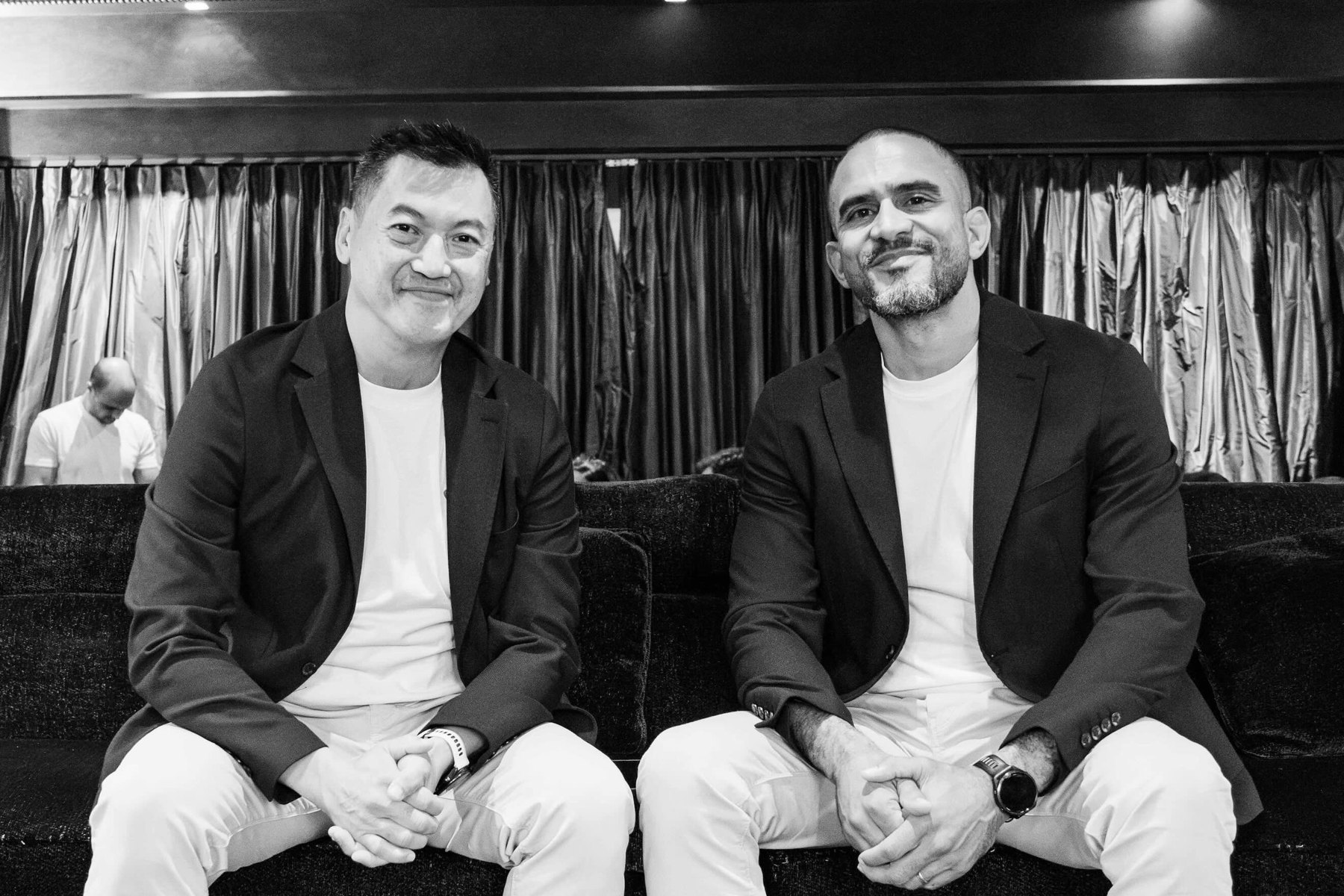 Antony Rode et Pingki Houang, fondateurs des Sabliers